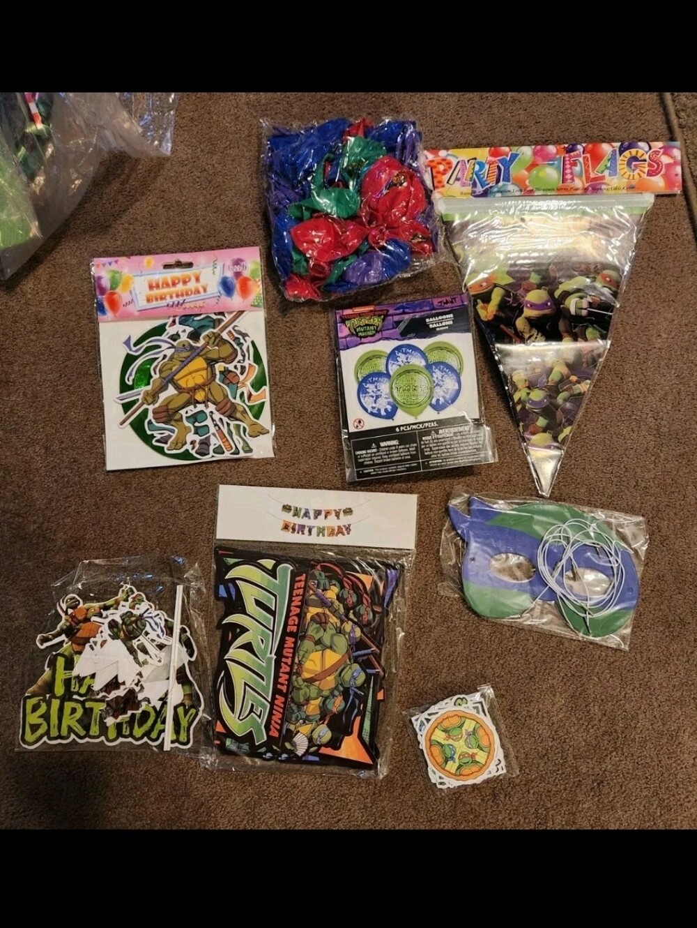 Teenage Mutant Ninja Turtles Party Supplies Birthday Decorations